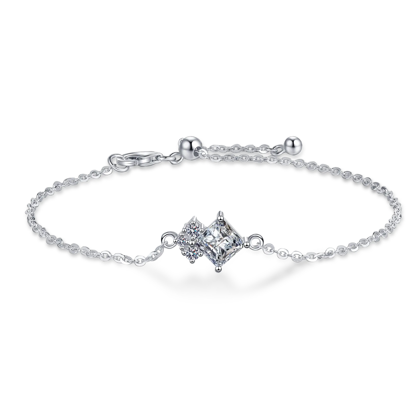 Gelang Moissanite Potongan Bintang